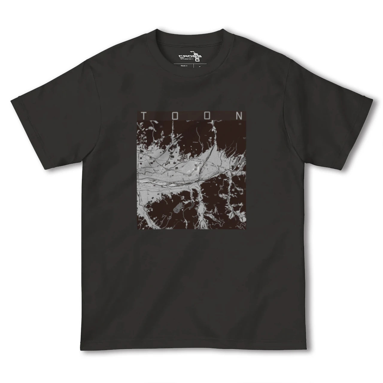 【東温(愛媛県)】地図柄ヘビーウェイトTシャツ