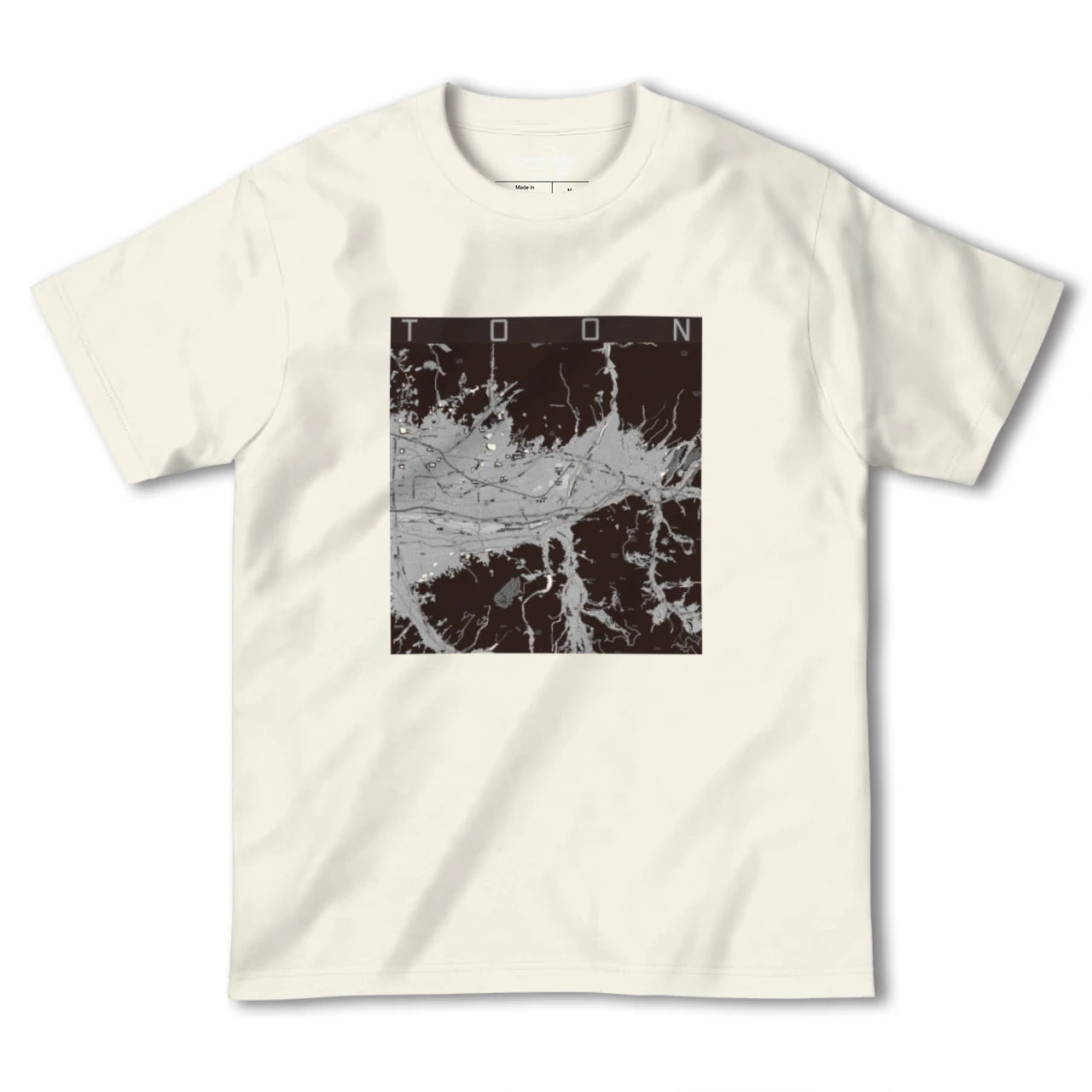 【東温(愛媛県)】地図柄ヘビーウェイトTシャツ