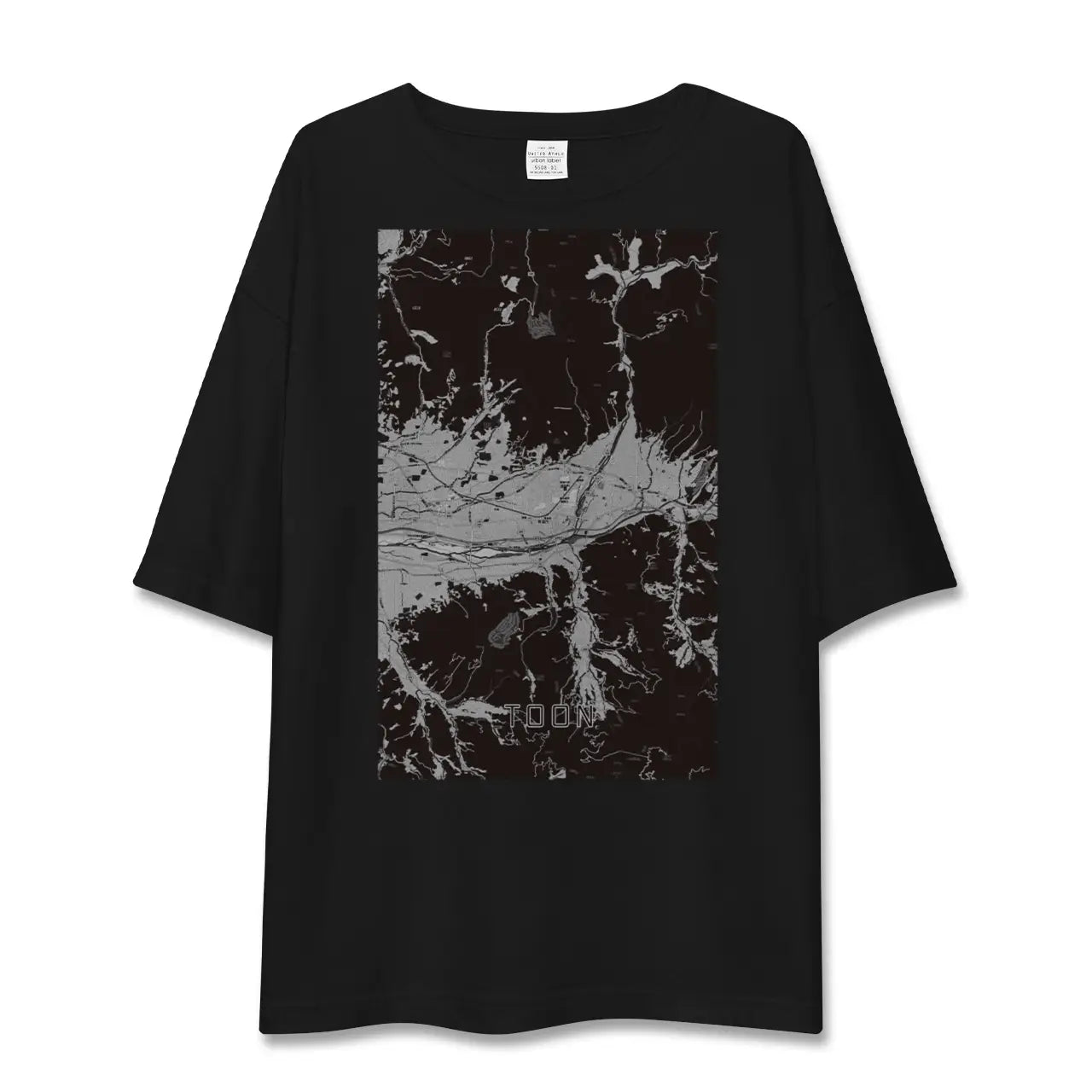 【東温(愛媛県)】地図柄ビッグシルエットTシャツ