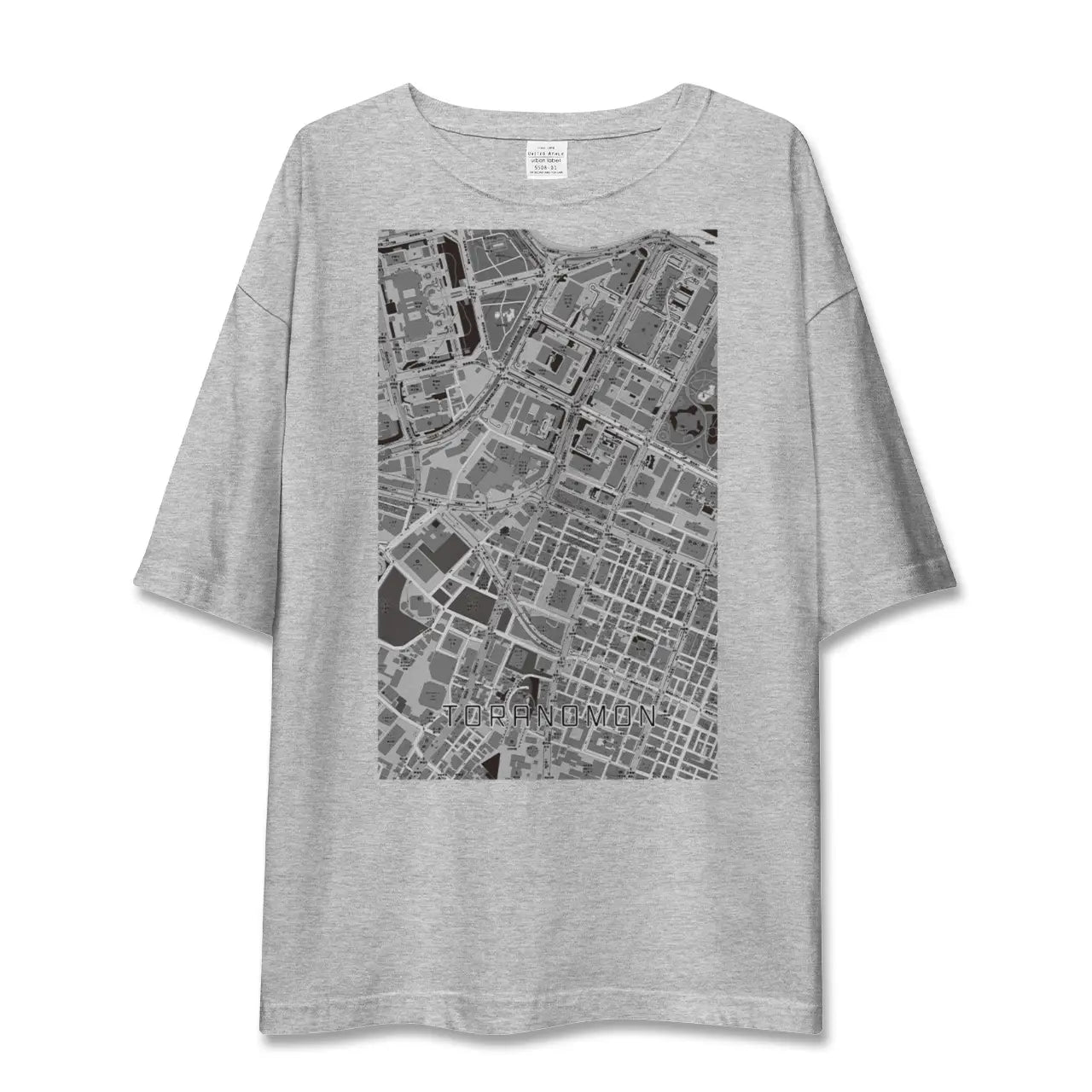 【虎ノ門(東京都)】地図柄ビッグシルエットTシャツ