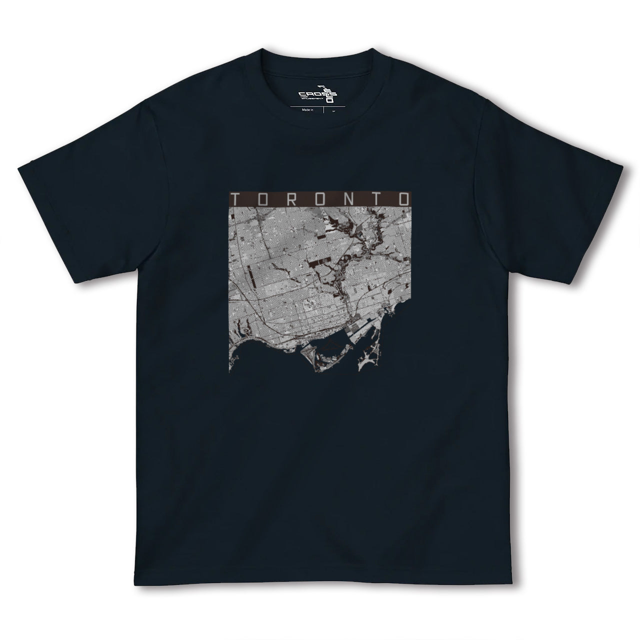 【トロント(カナダ)】地図柄ヘビーウェイトTシャツ