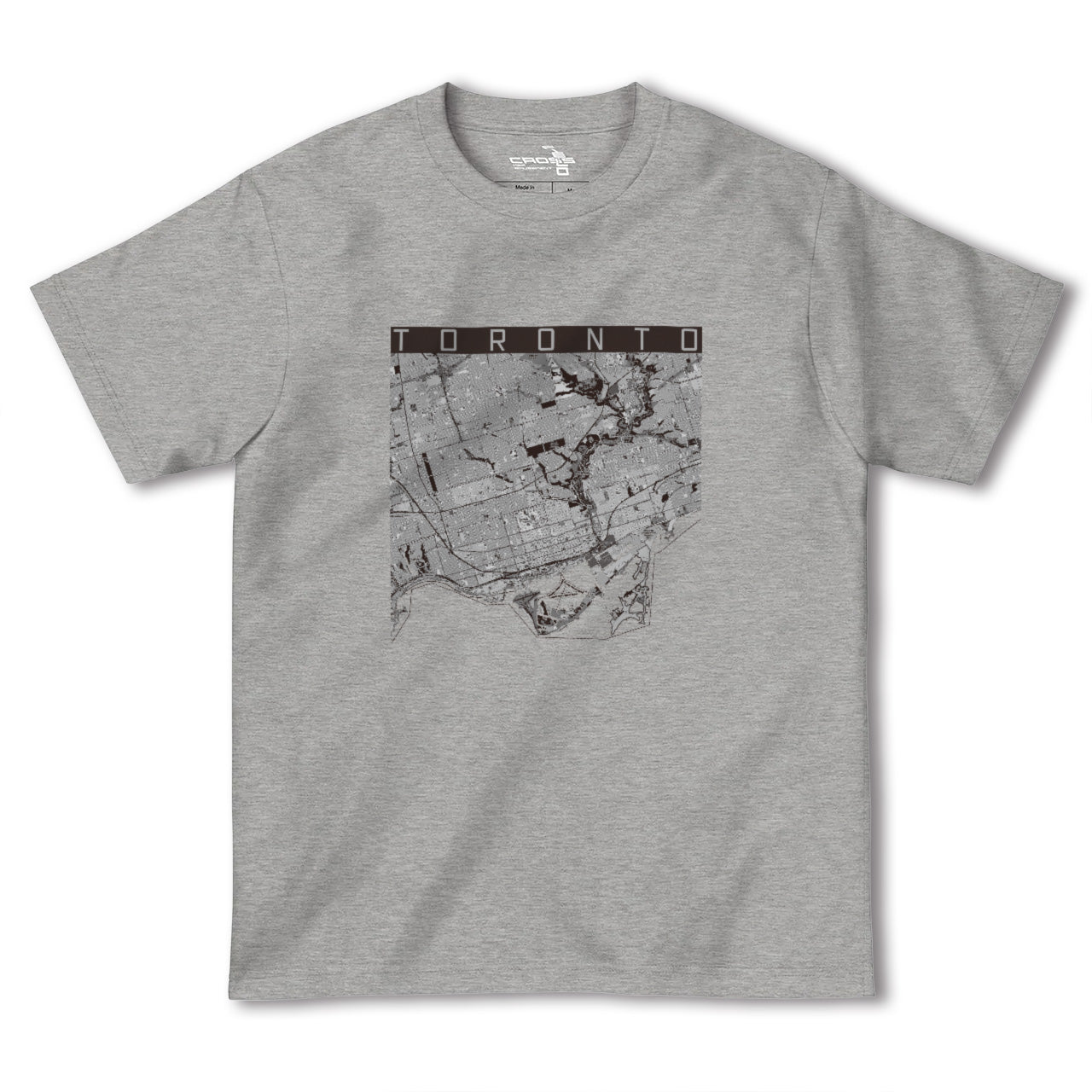 【トロント(カナダ)】地図柄ヘビーウェイトTシャツ
