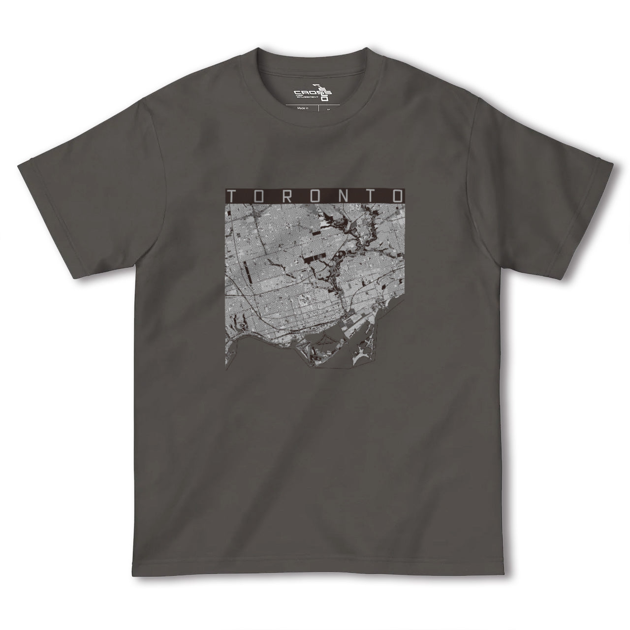 【トロント(カナダ)】地図柄ヘビーウェイトTシャツ
