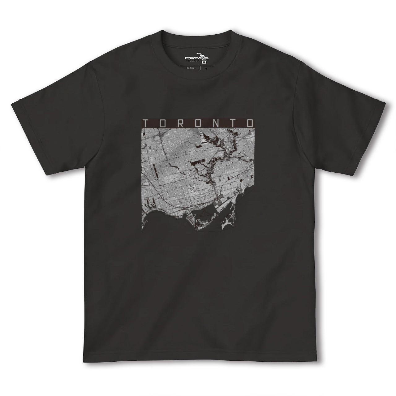 【トロント(カナダ)】地図柄ヘビーウェイトTシャツ