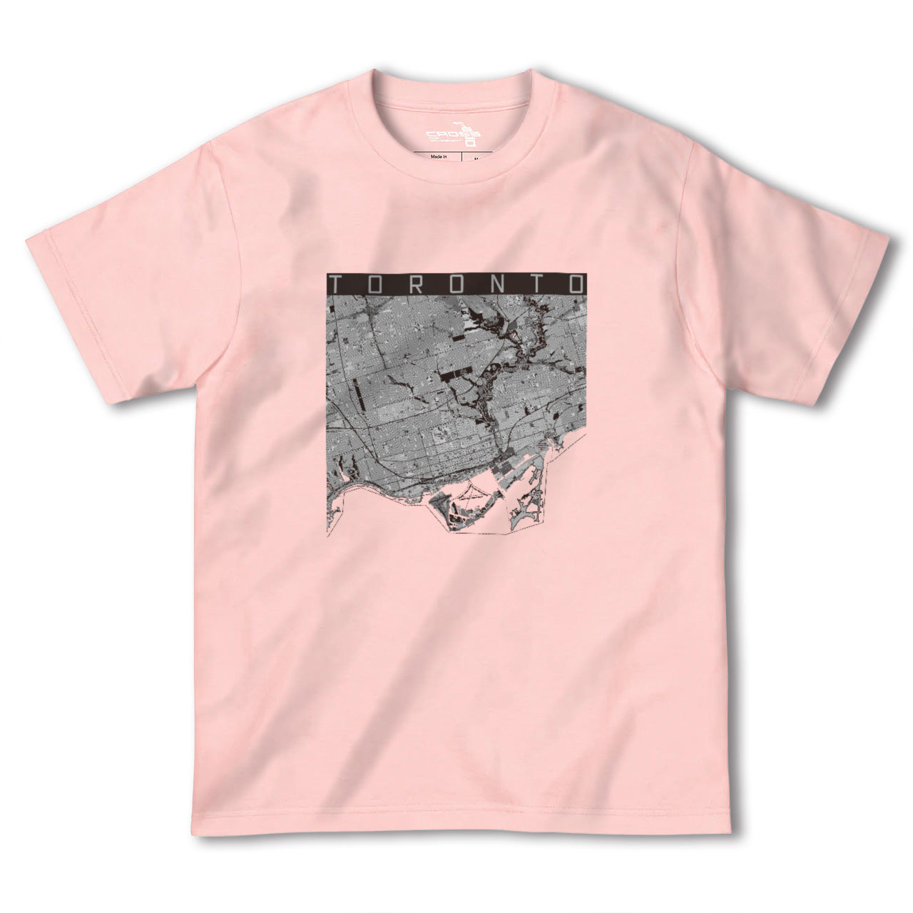 【トロント(カナダ)】地図柄ヘビーウェイトTシャツ