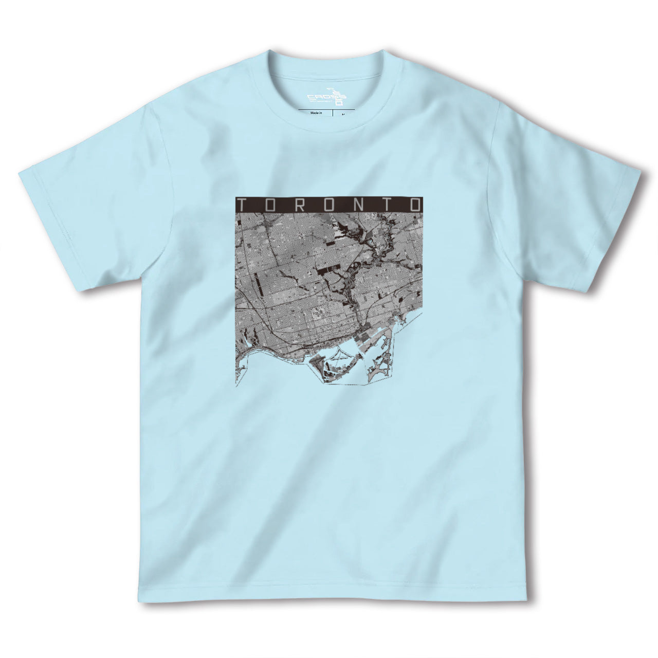 【トロント(カナダ)】地図柄ヘビーウェイトTシャツ