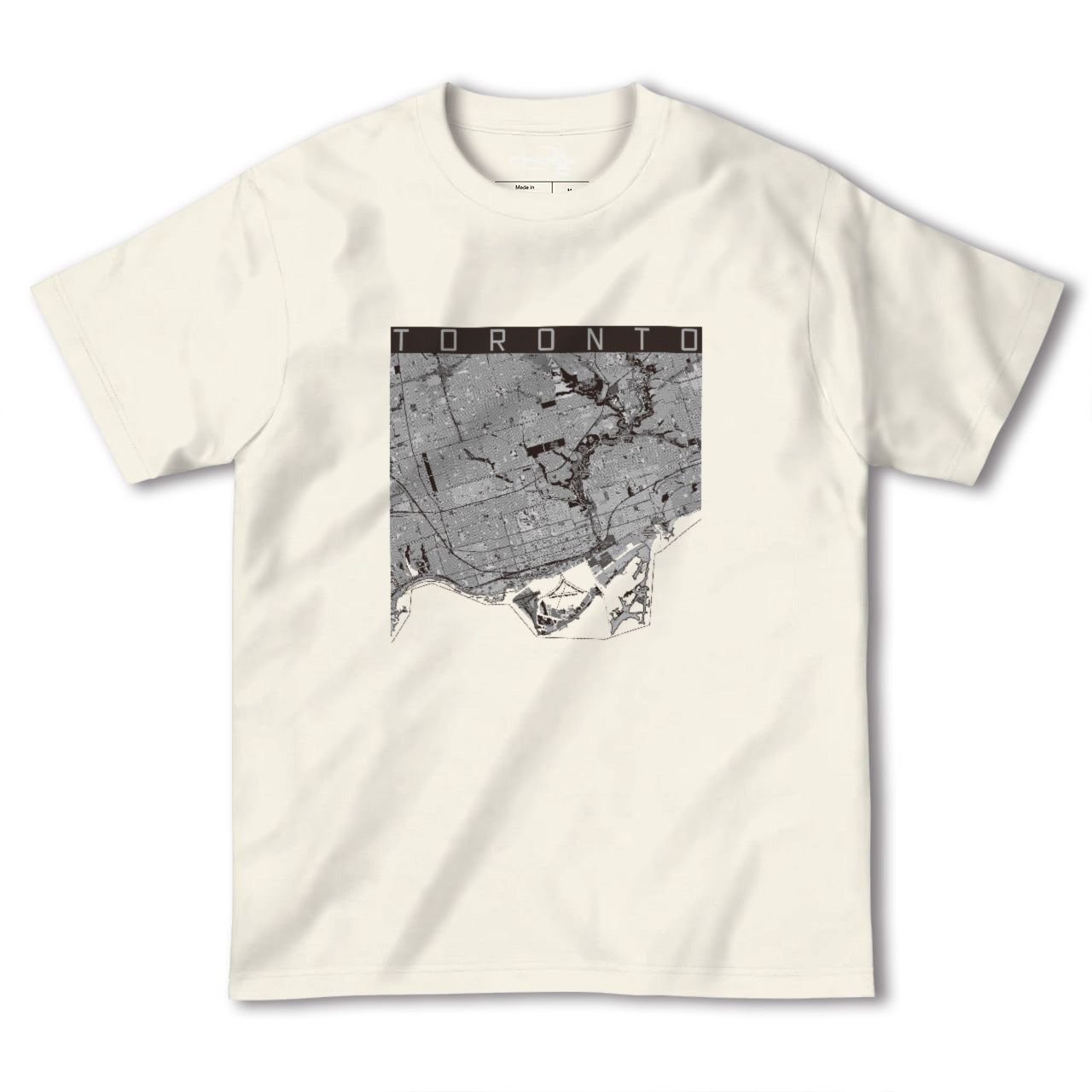 【トロント(カナダ)】地図柄ヘビーウェイトTシャツ