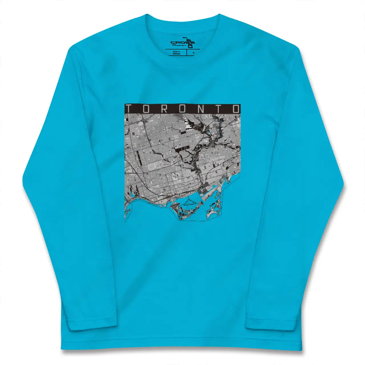 【トロント(カナダ)】地図柄ロングスリーブTシャツ