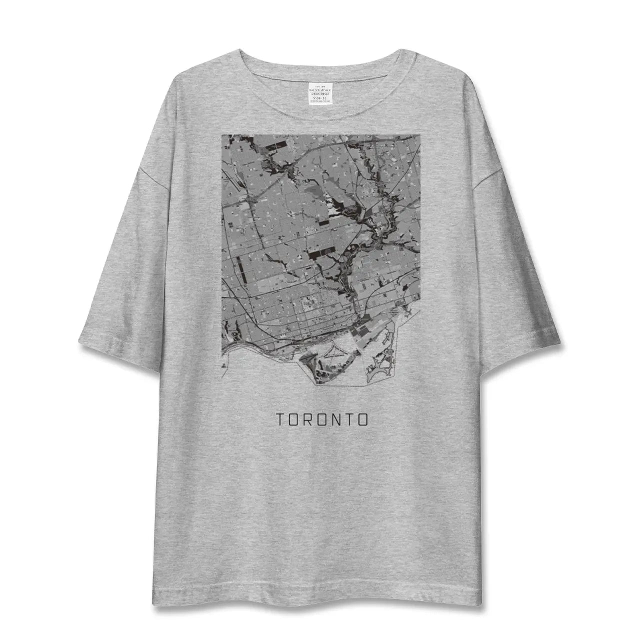 【トロント(カナダ)】地図柄ビッグシルエットTシャツ