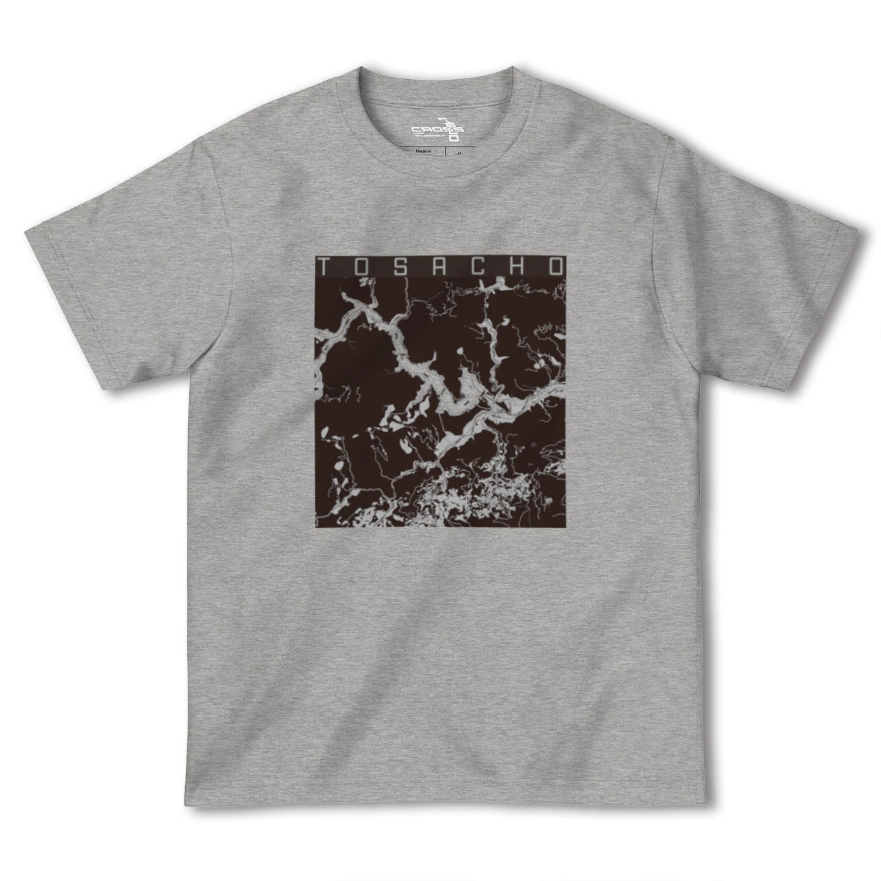 【土佐町(高知県)】地図柄ヘビーウェイトTシャツ