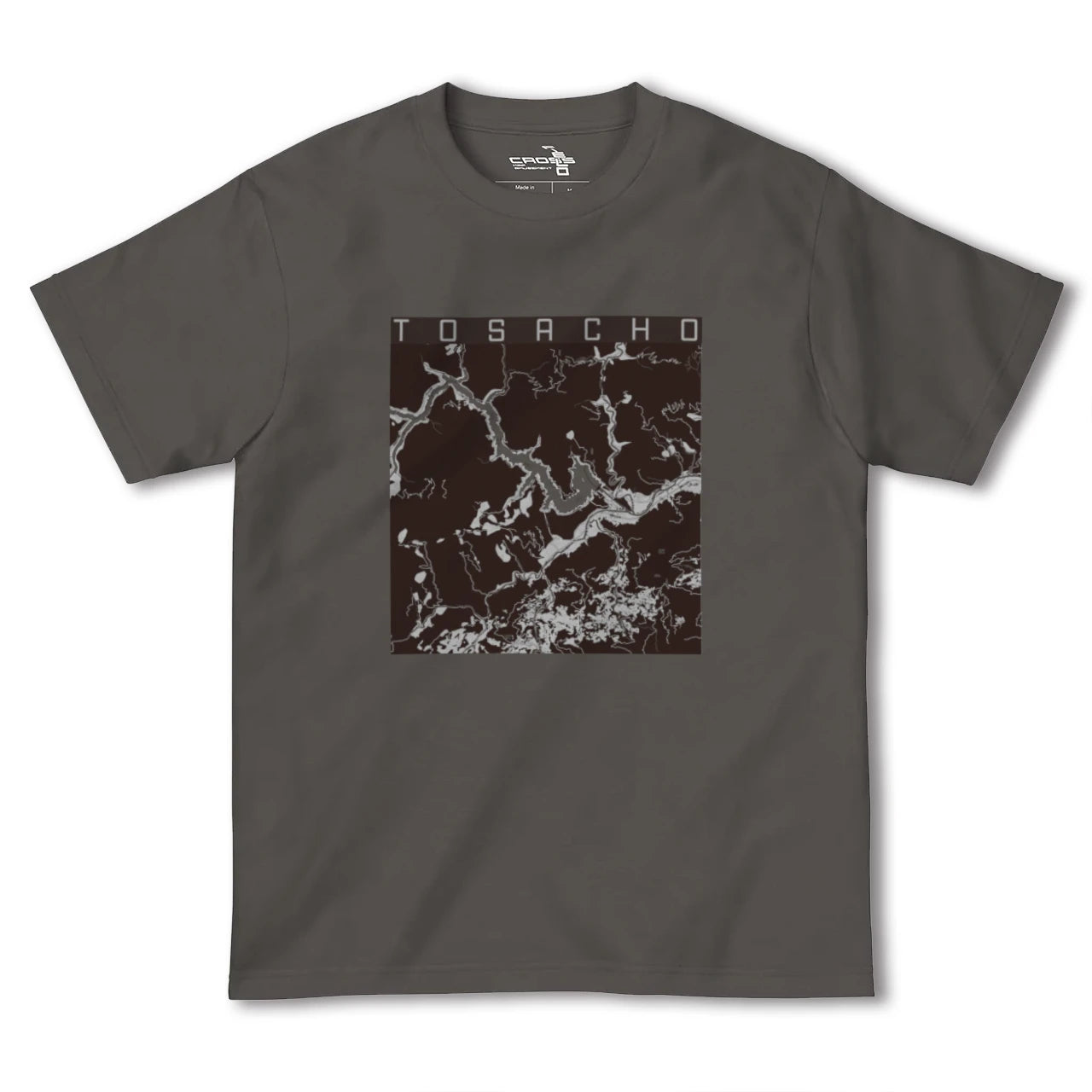 【土佐町(高知県)】地図柄ヘビーウェイトTシャツ