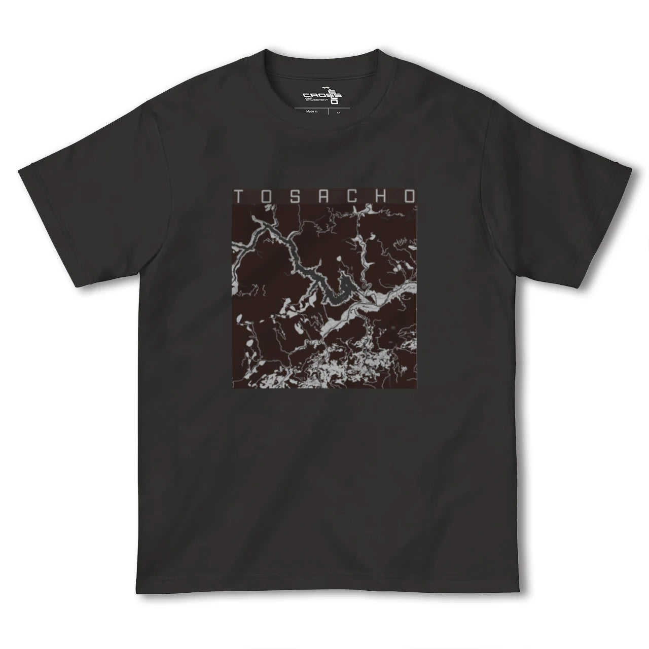 【土佐町(高知県)】地図柄ヘビーウェイトTシャツ