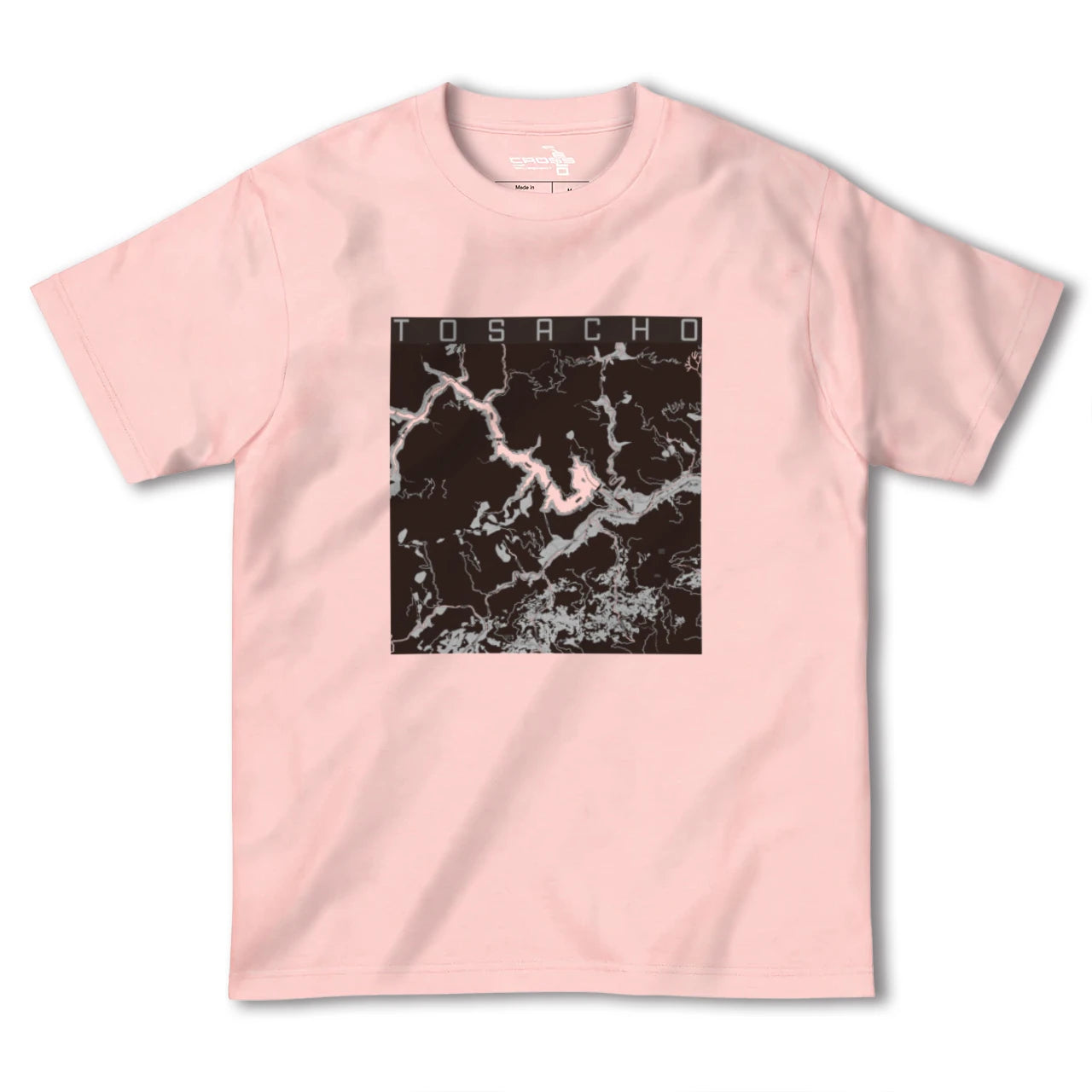 【土佐町(高知県)】地図柄ヘビーウェイトTシャツ