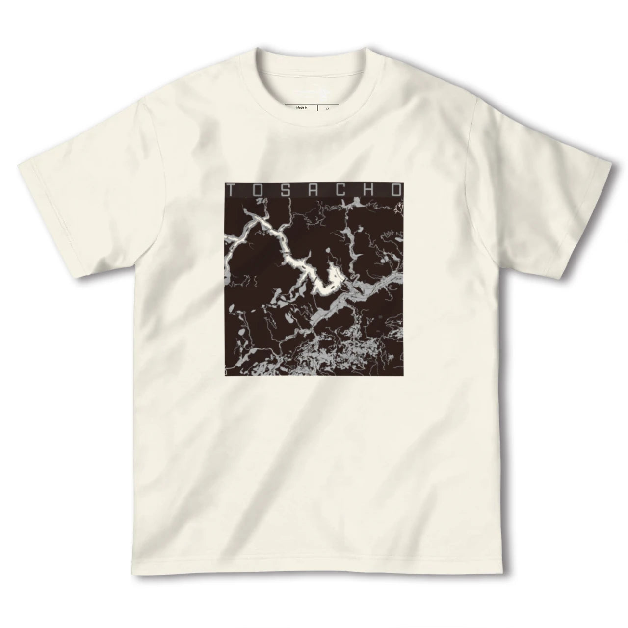 【土佐町(高知県)】地図柄ヘビーウェイトTシャツ