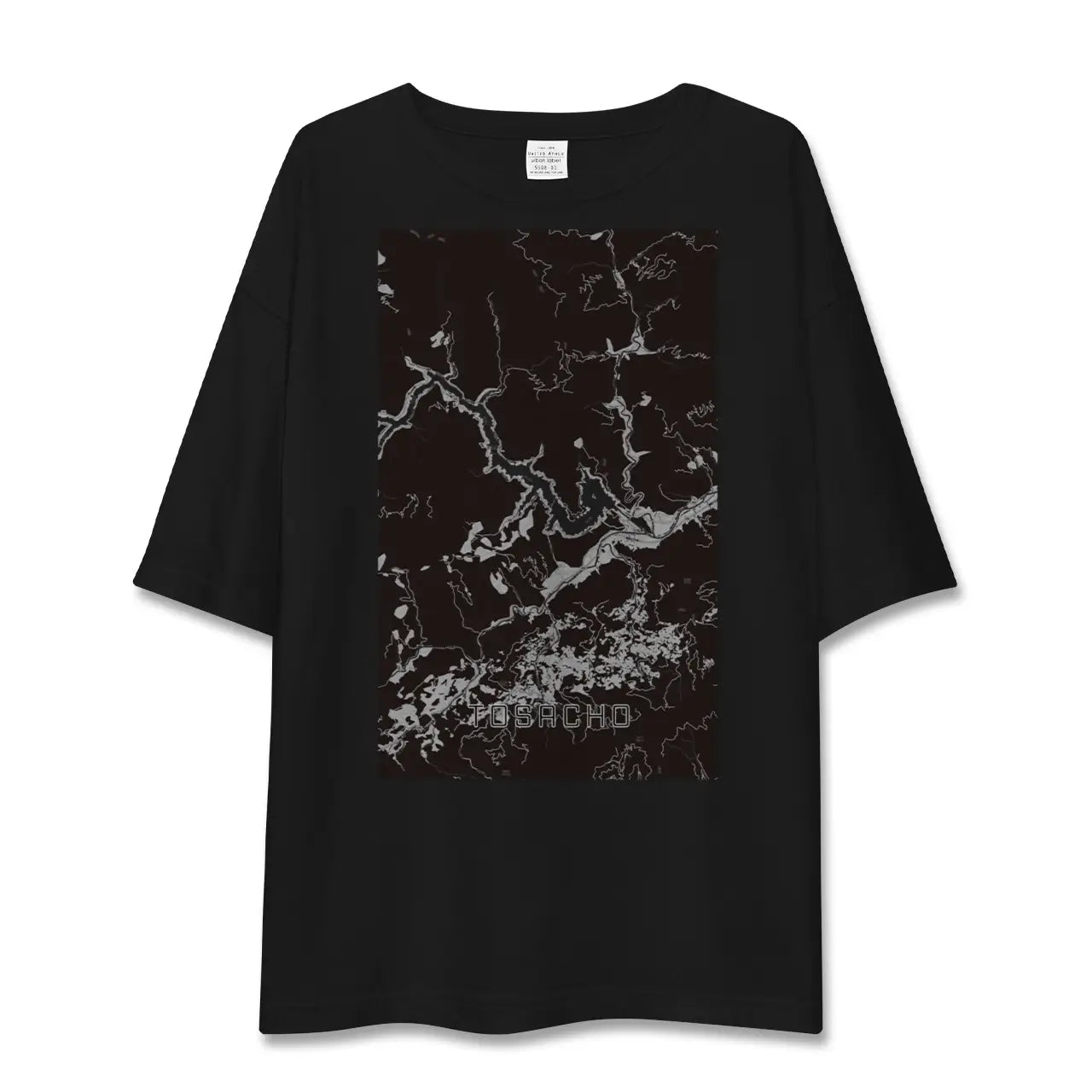 【土佐町(高知県)】地図柄ビッグシルエットTシャツ