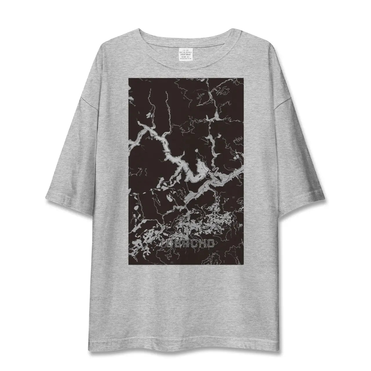 【土佐町(高知県)】地図柄ビッグシルエットTシャツ
