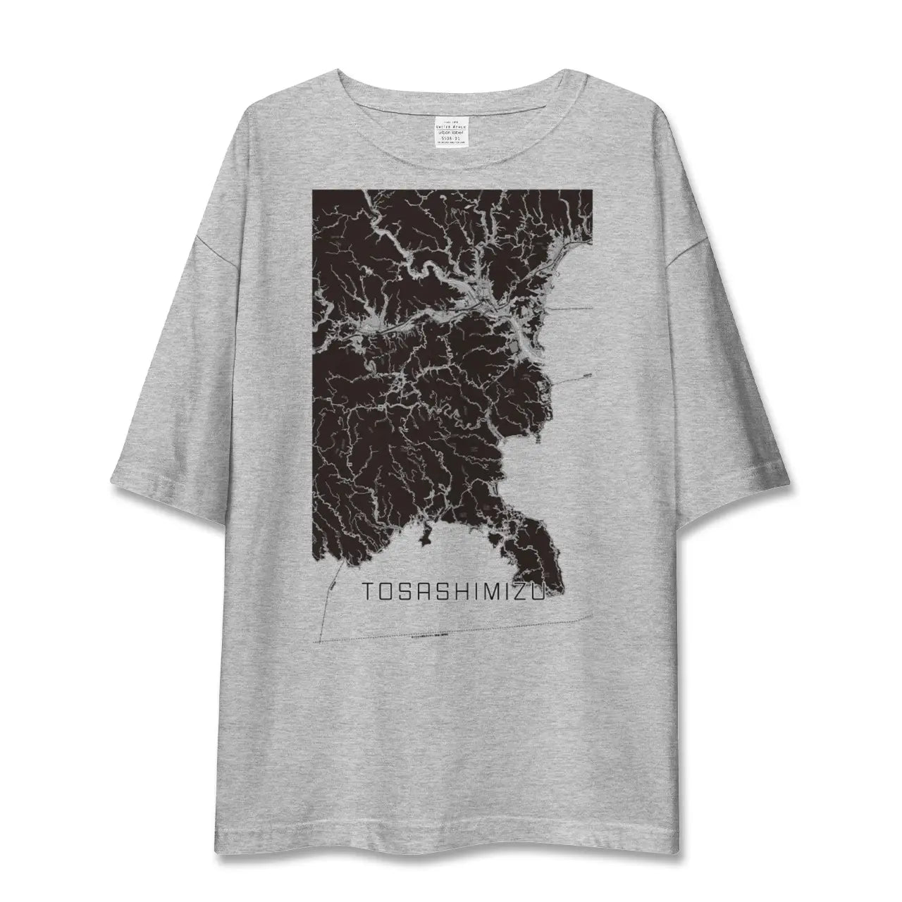【土佐清水(高知県)】地図柄ビッグシルエットTシャツ