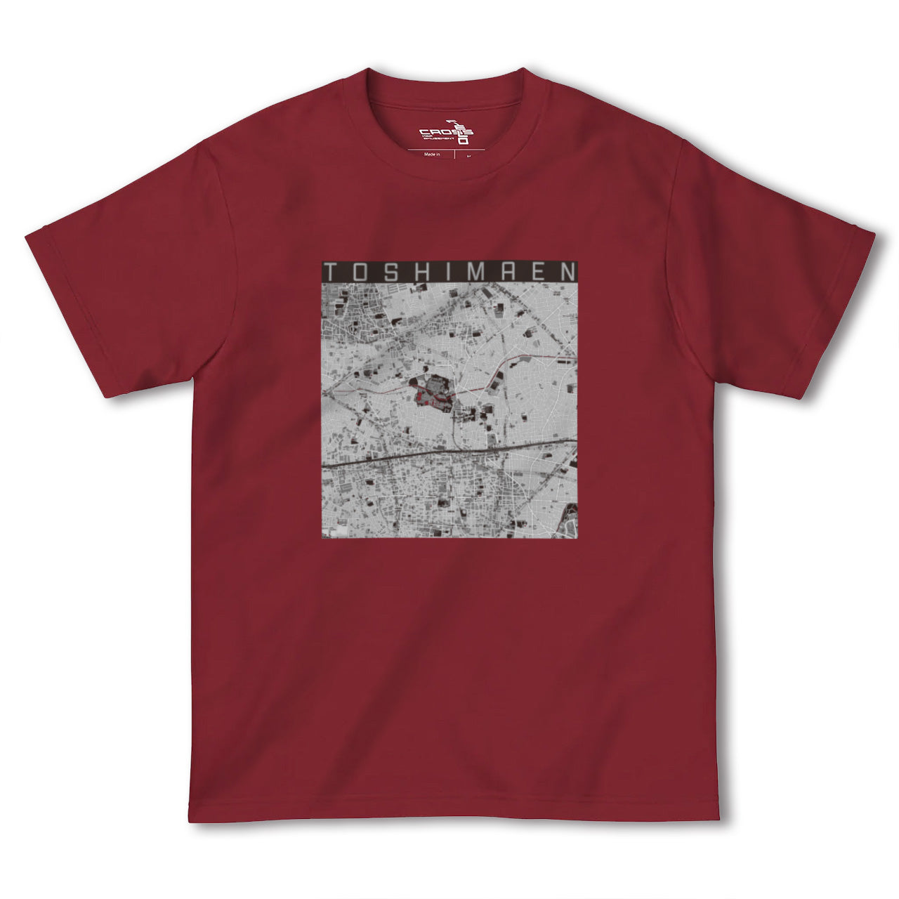 【豊島園(東京都)】地図柄ヘビーウェイトTシャツ