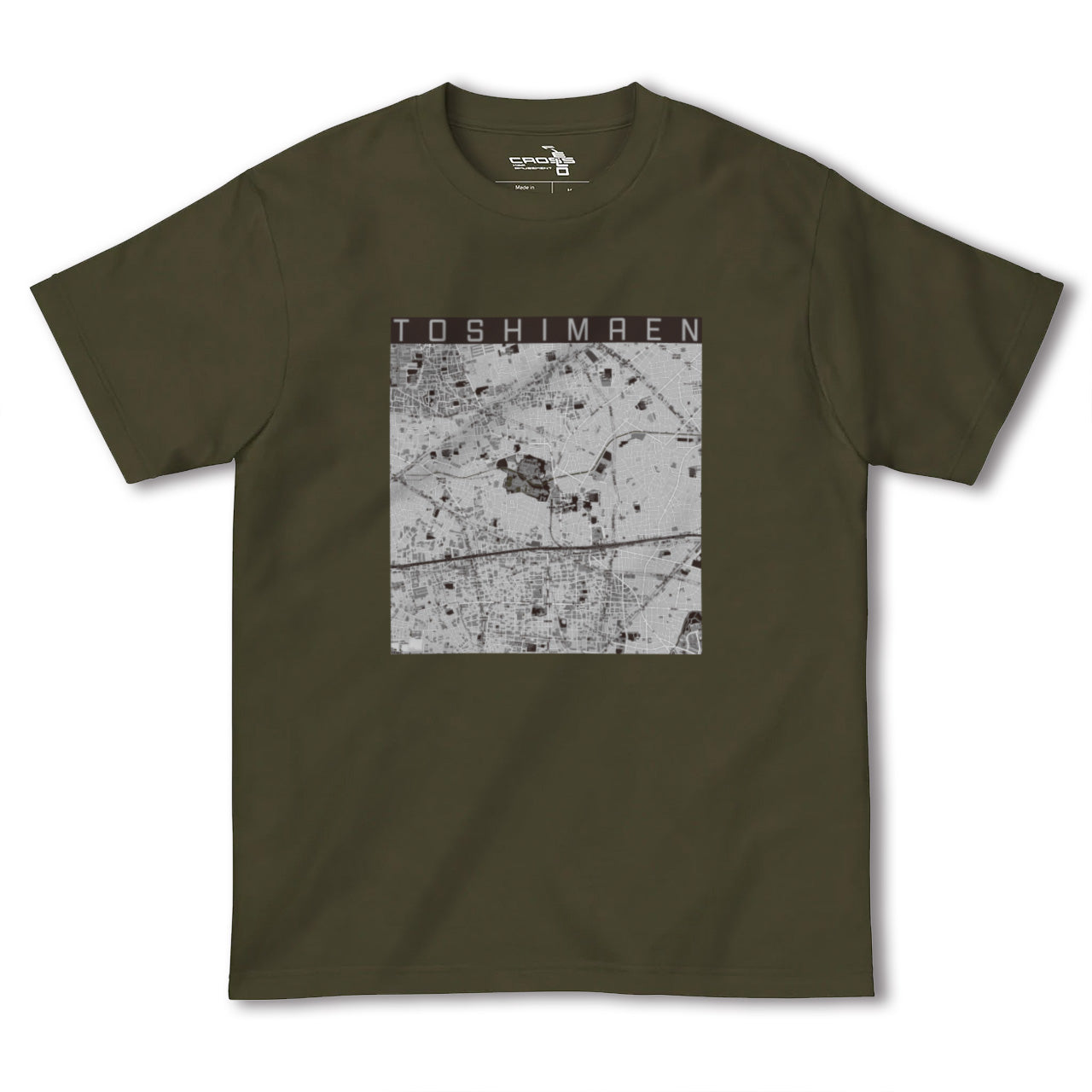 【豊島園(東京都)】地図柄ヘビーウェイトTシャツ