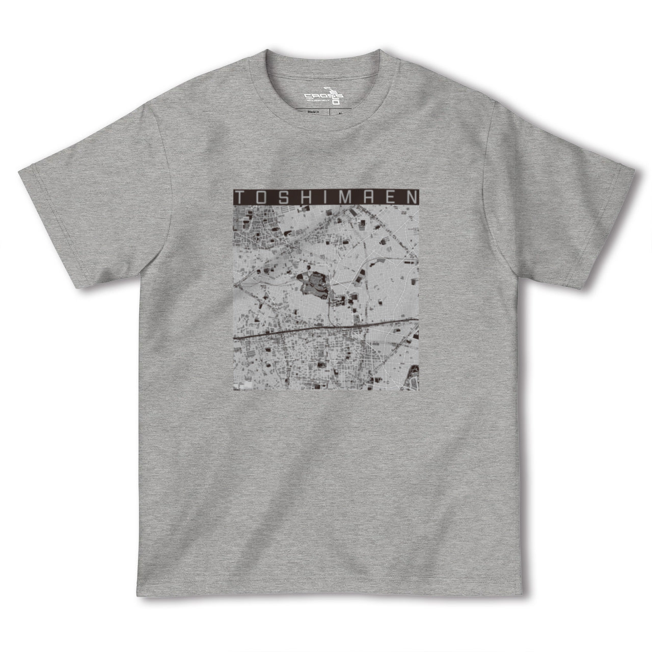 【豊島園(東京都)】地図柄ヘビーウェイトTシャツ