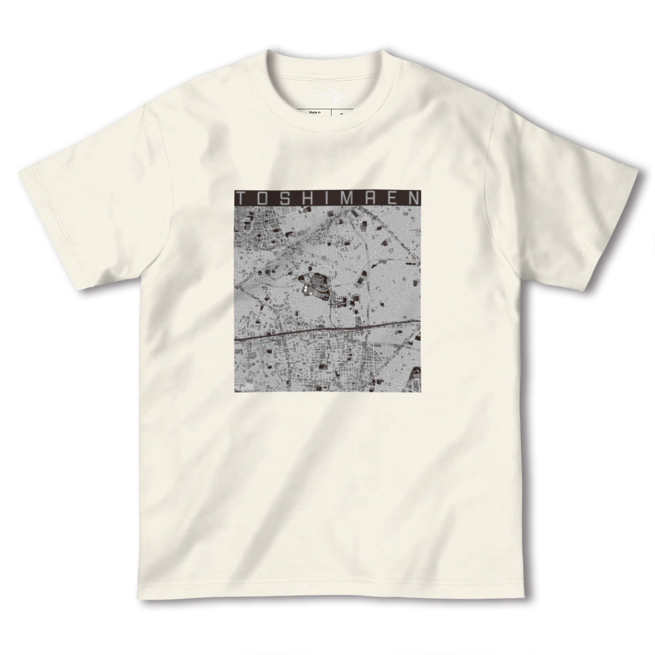 【豊島園(東京都)】地図柄ヘビーウェイトTシャツ