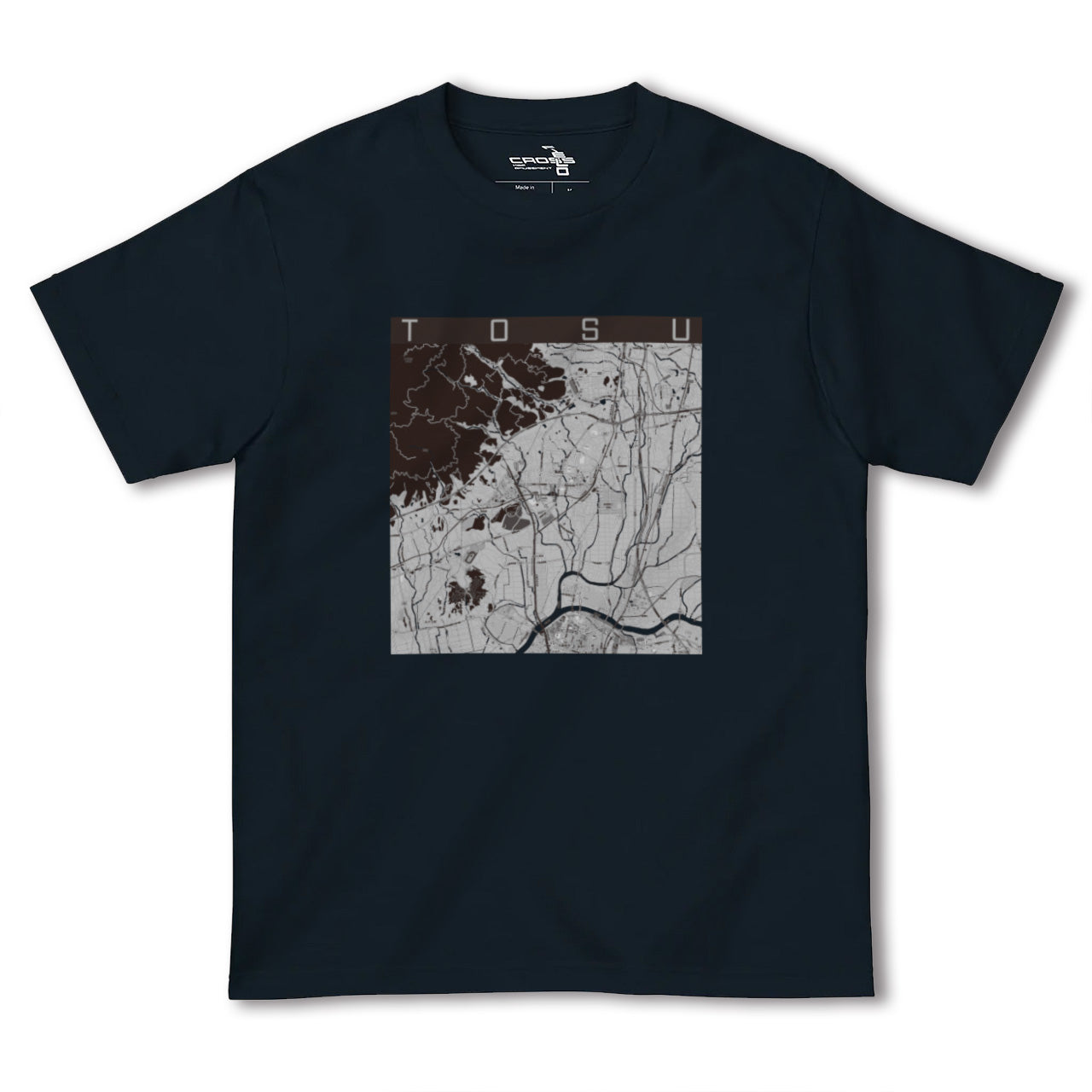 【鳥栖(佐賀県)】地図柄ヘビーウェイトTシャツ