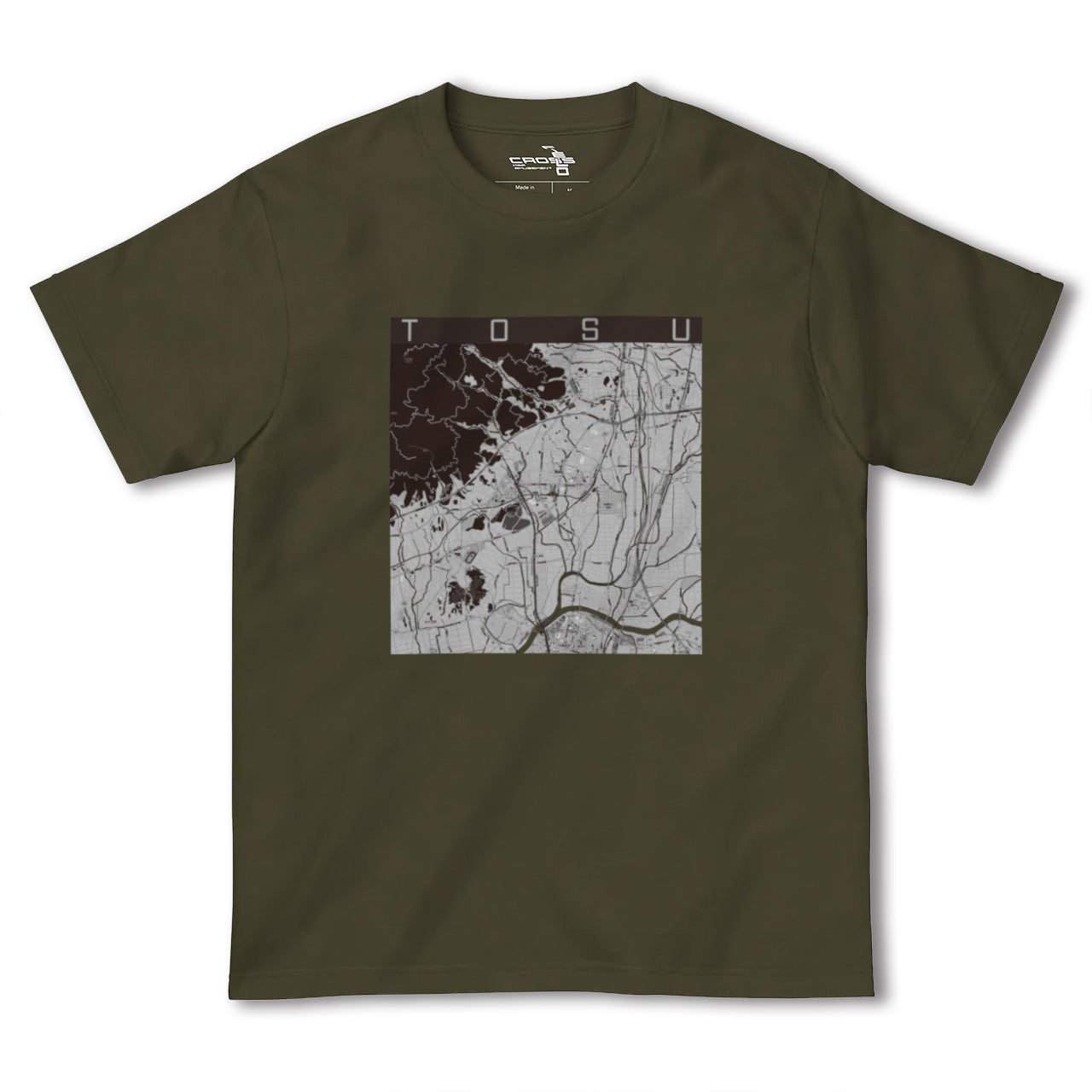【鳥栖(佐賀県)】地図柄ヘビーウェイトTシャツ