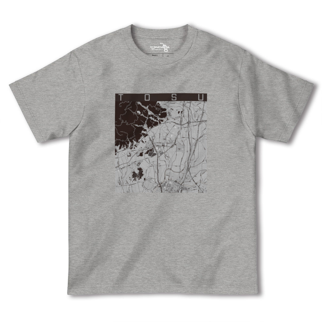 【鳥栖(佐賀県)】地図柄ヘビーウェイトTシャツ