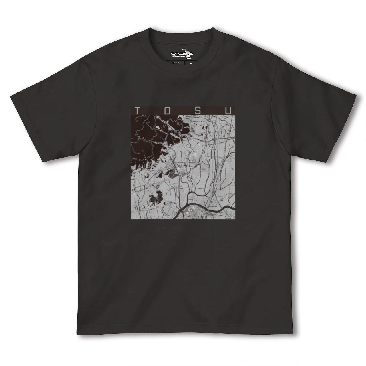 【鳥栖(佐賀県)】地図柄ヘビーウェイトTシャツ