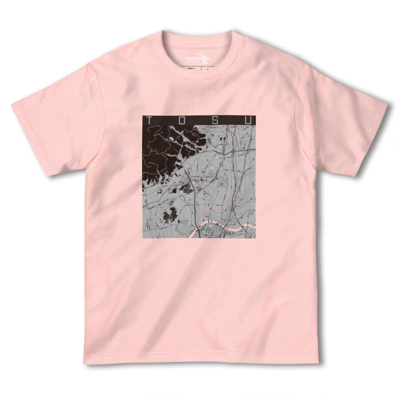 【鳥栖(佐賀県)】地図柄ヘビーウェイトTシャツ