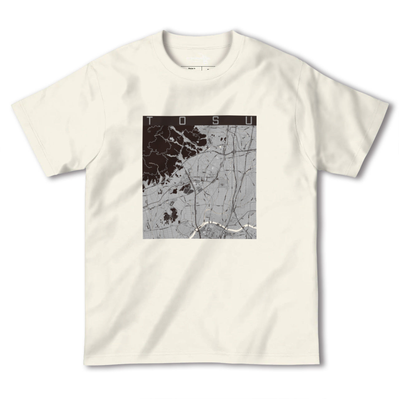 【鳥栖(佐賀県)】地図柄ヘビーウェイトTシャツ