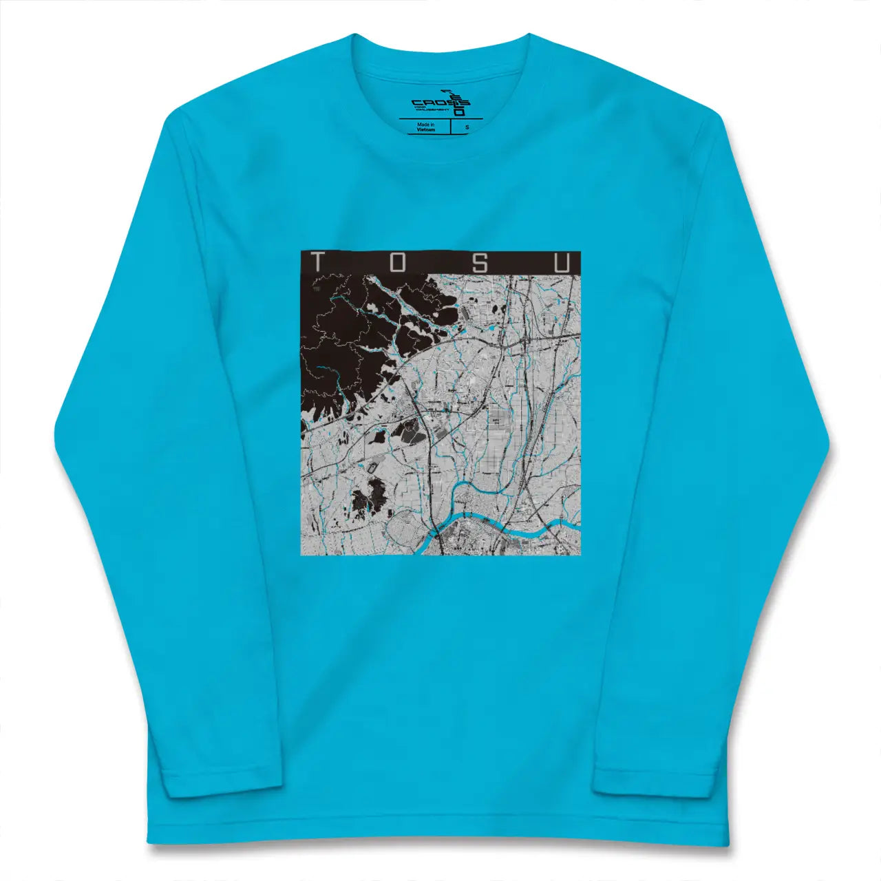 【鳥栖(佐賀県)】地図柄ロングスリーブTシャツ