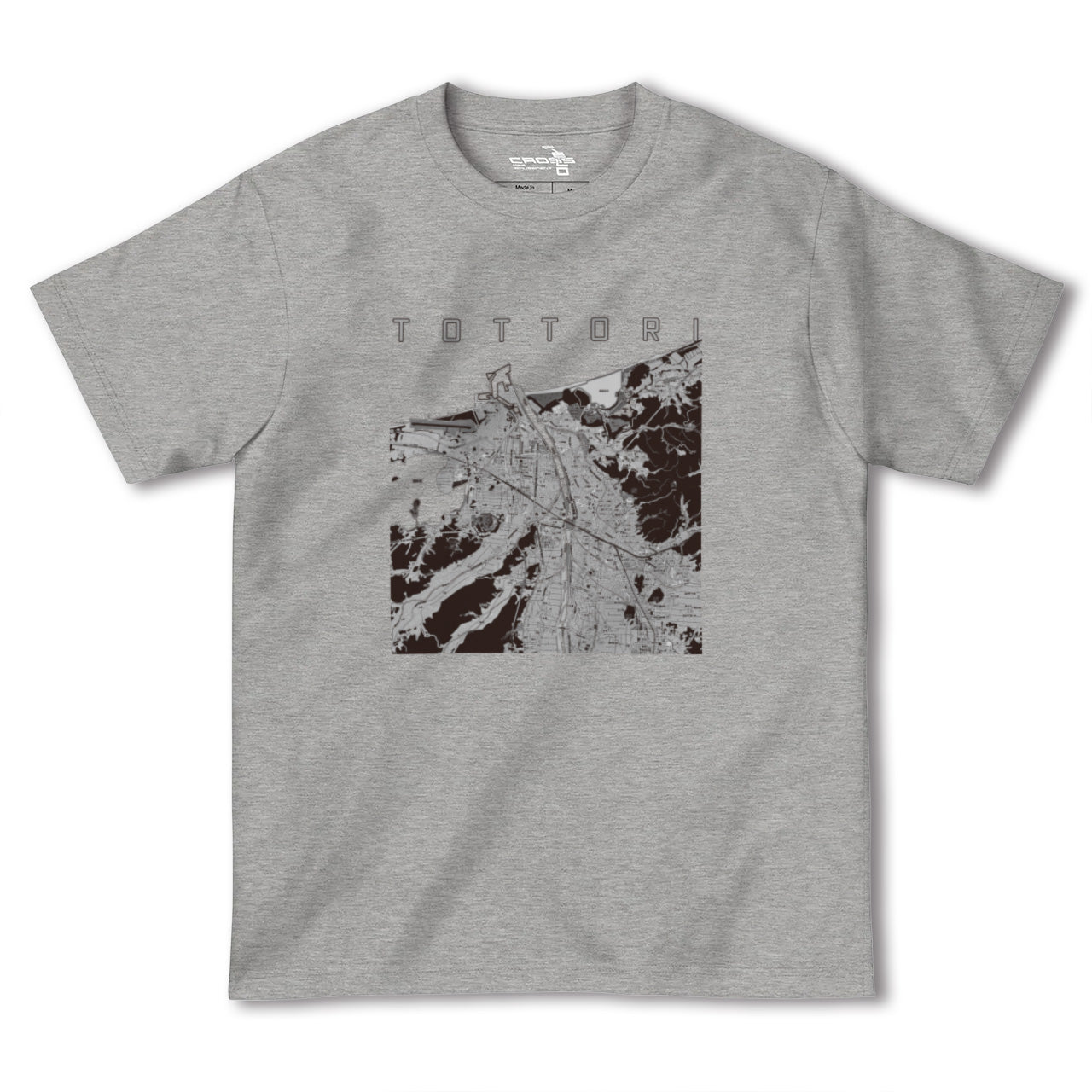 【鳥取(鳥取県)】地図柄ヘビーウェイトTシャツ