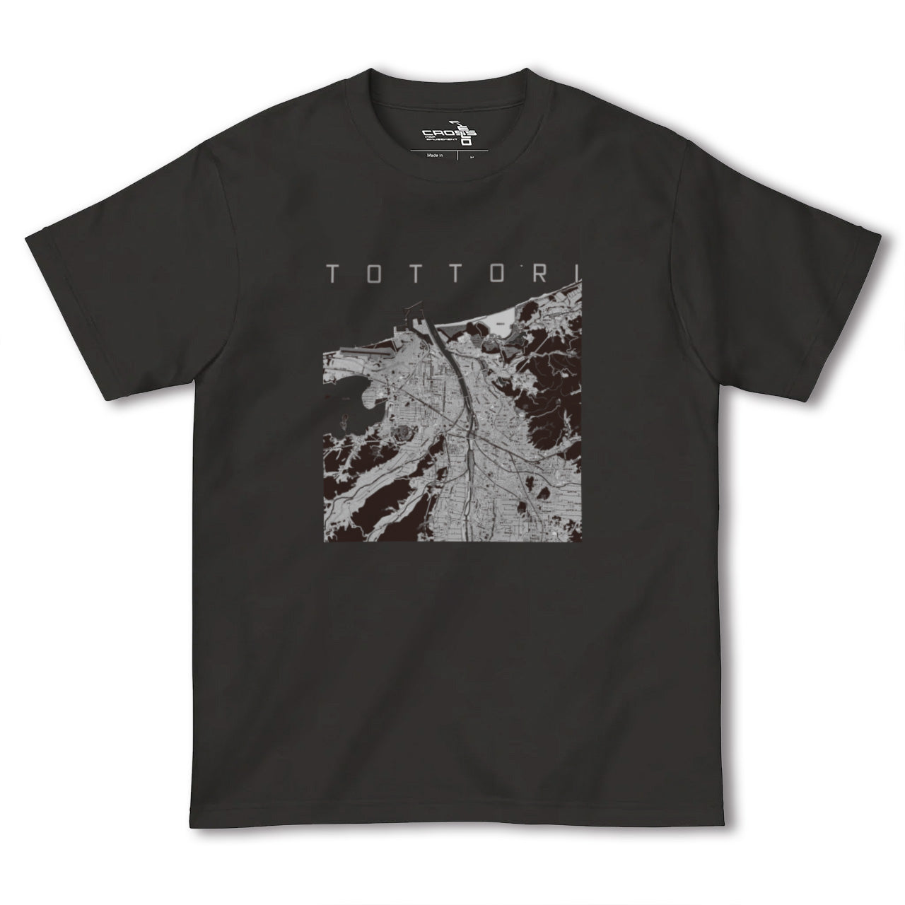 【鳥取(鳥取県)】地図柄ヘビーウェイトTシャツ