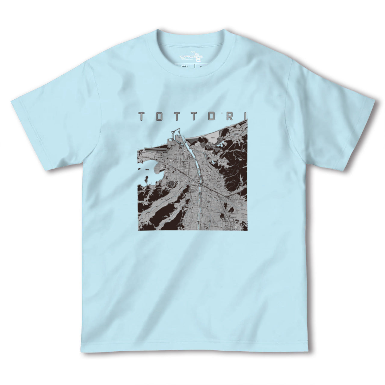 【鳥取(鳥取県)】地図柄ヘビーウェイトTシャツ