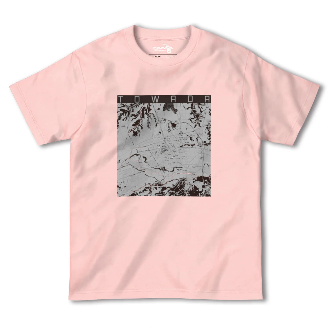 【十和田(青森県)】地図柄ヘビーウェイトTシャツ