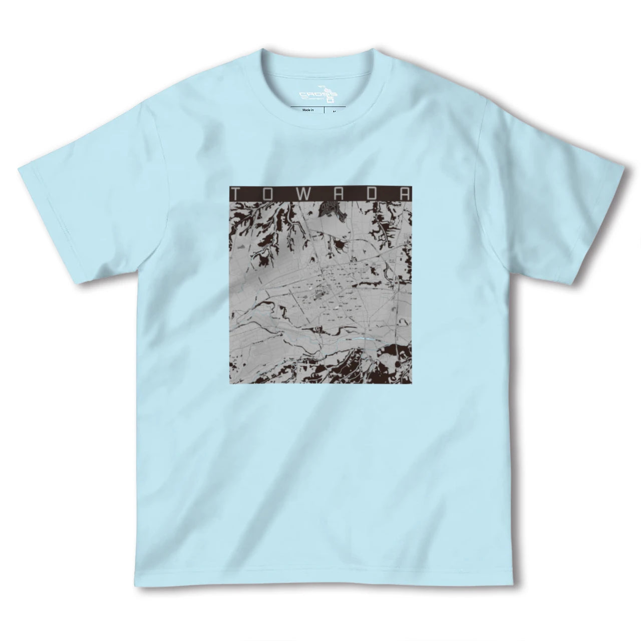 【十和田(青森県)】地図柄ヘビーウェイトTシャツ