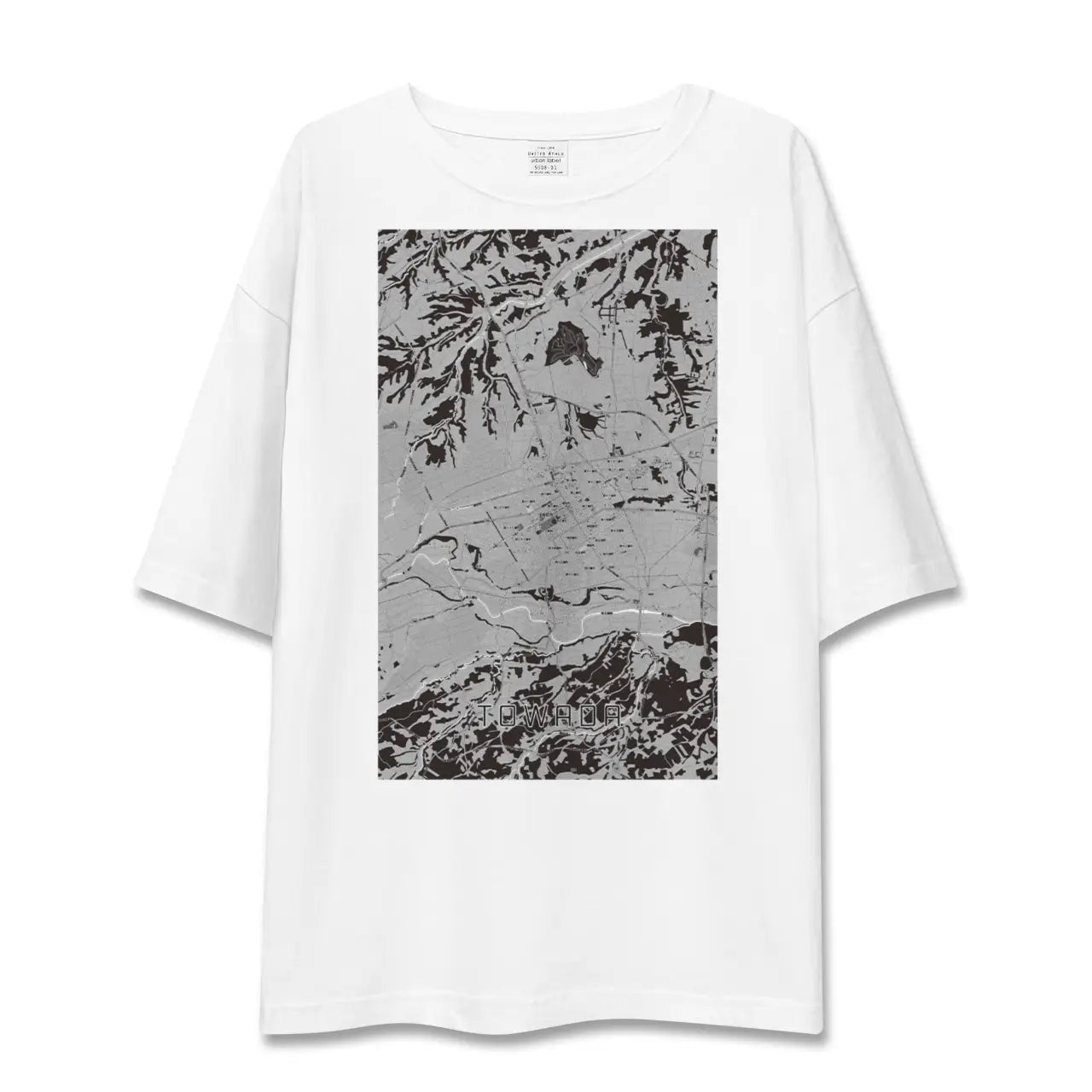 【十和田(青森県)】地図柄ビッグシルエットTシャツ
