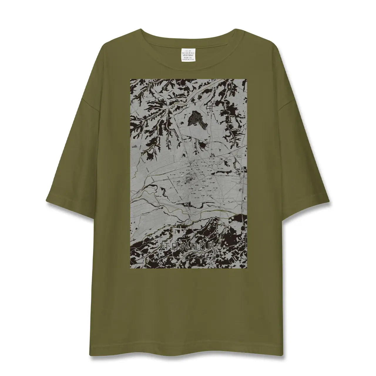 【十和田(青森県)】地図柄ビッグシルエットTシャツ