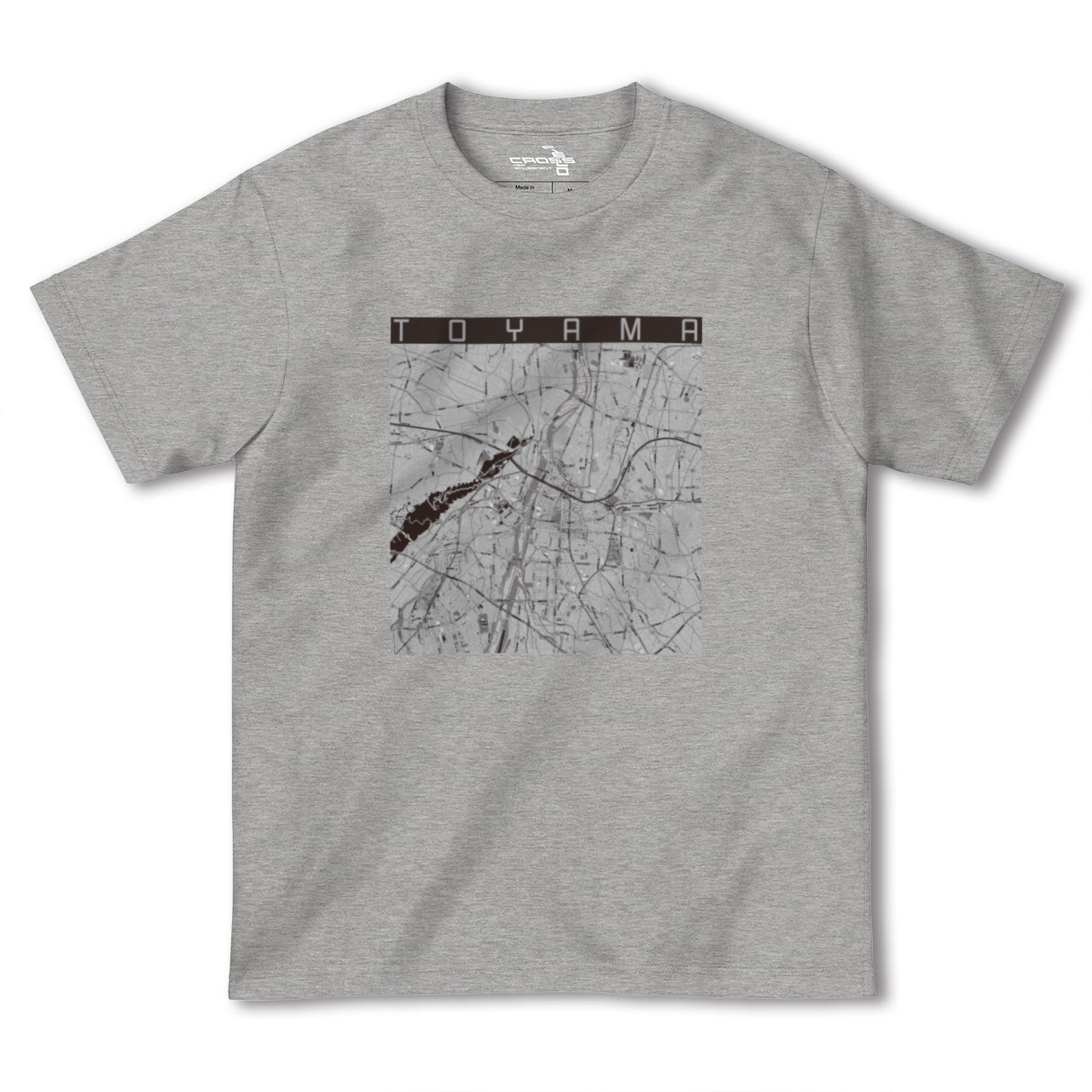 【富山(富山県)】地図柄ヘビーウェイトTシャツ