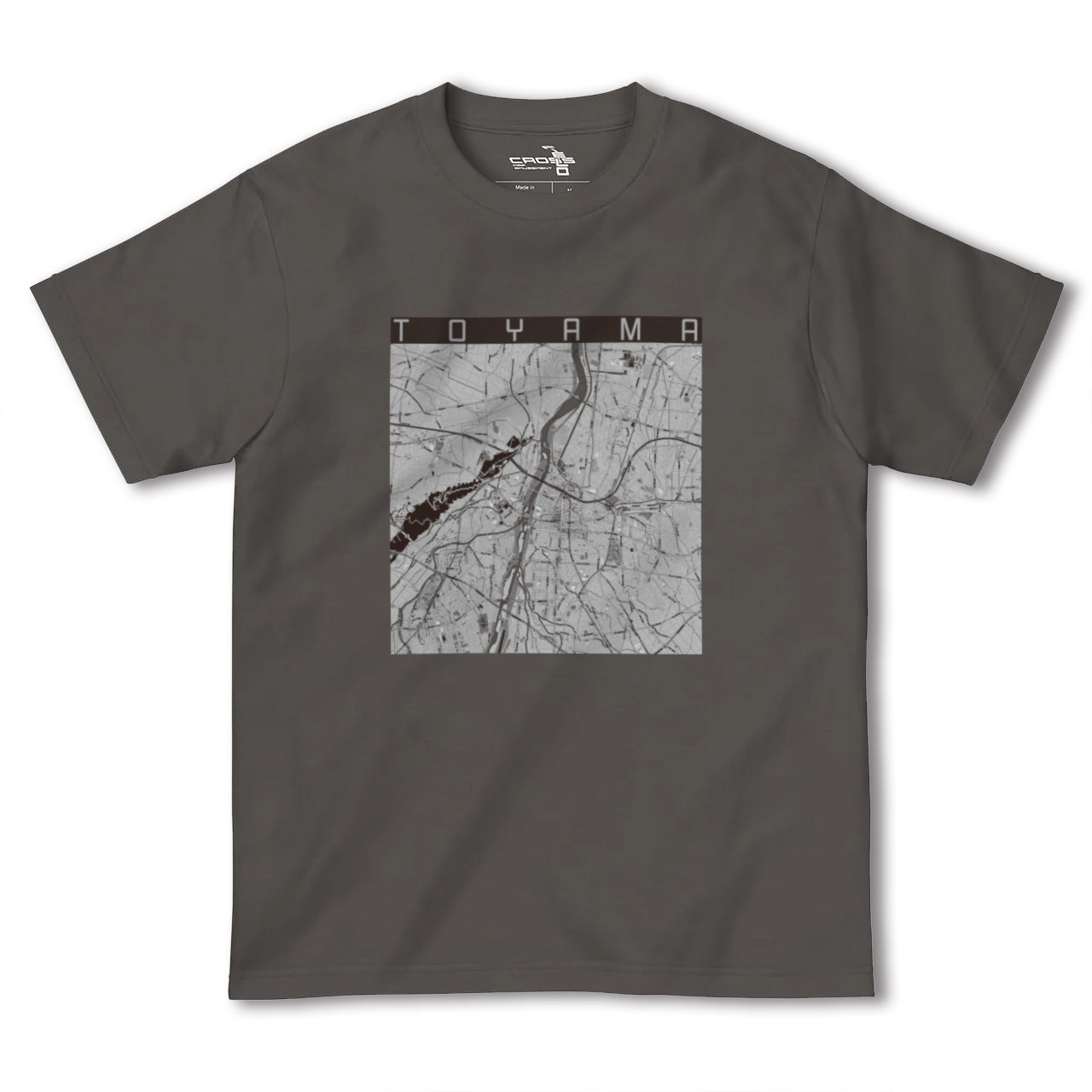 【富山(富山県)】地図柄ヘビーウェイトTシャツ