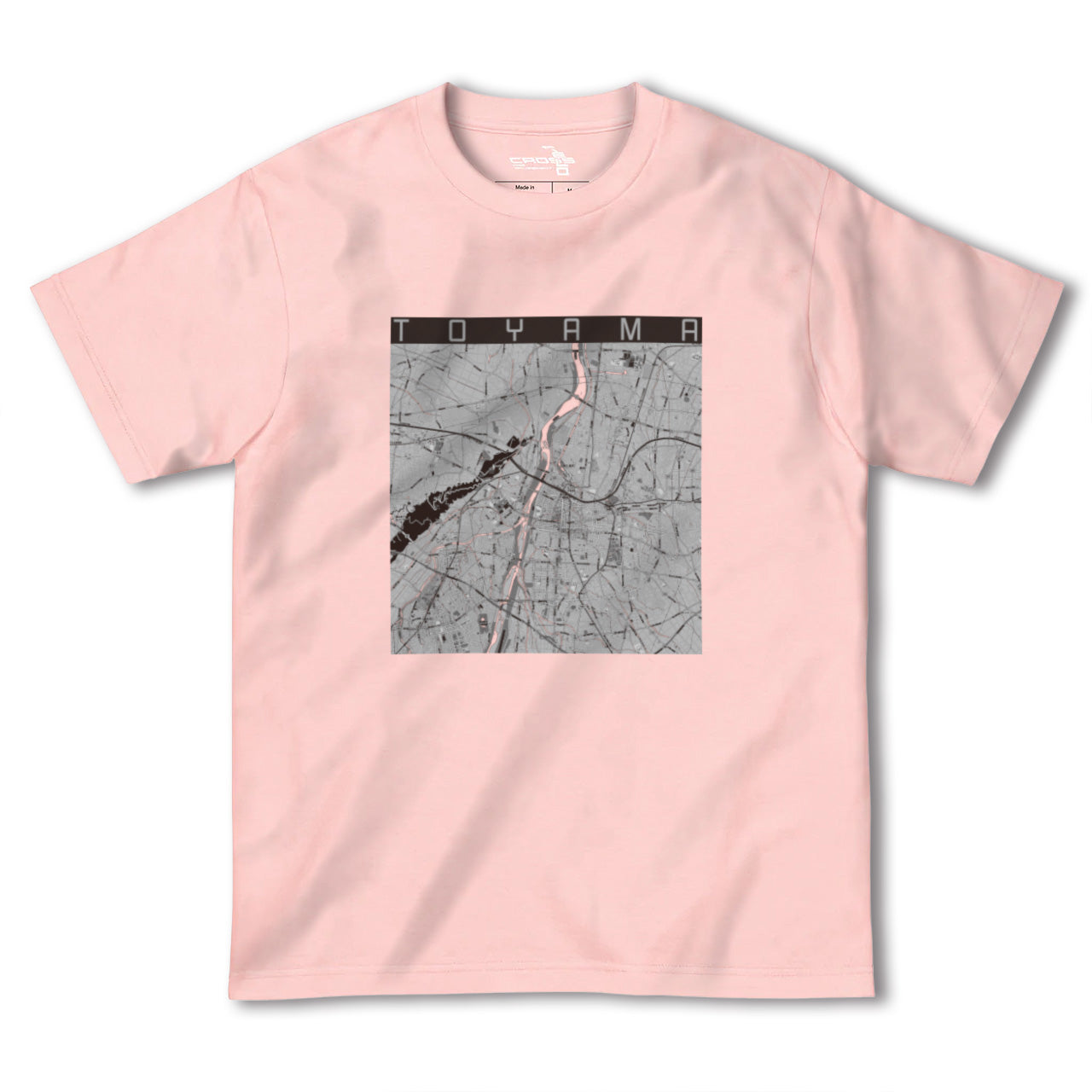 【富山(富山県)】地図柄ヘビーウェイトTシャツ