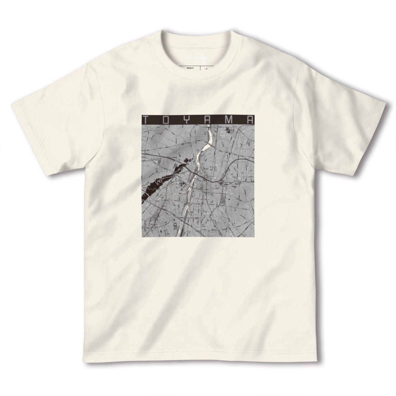 【富山(富山県)】地図柄ヘビーウェイトTシャツ