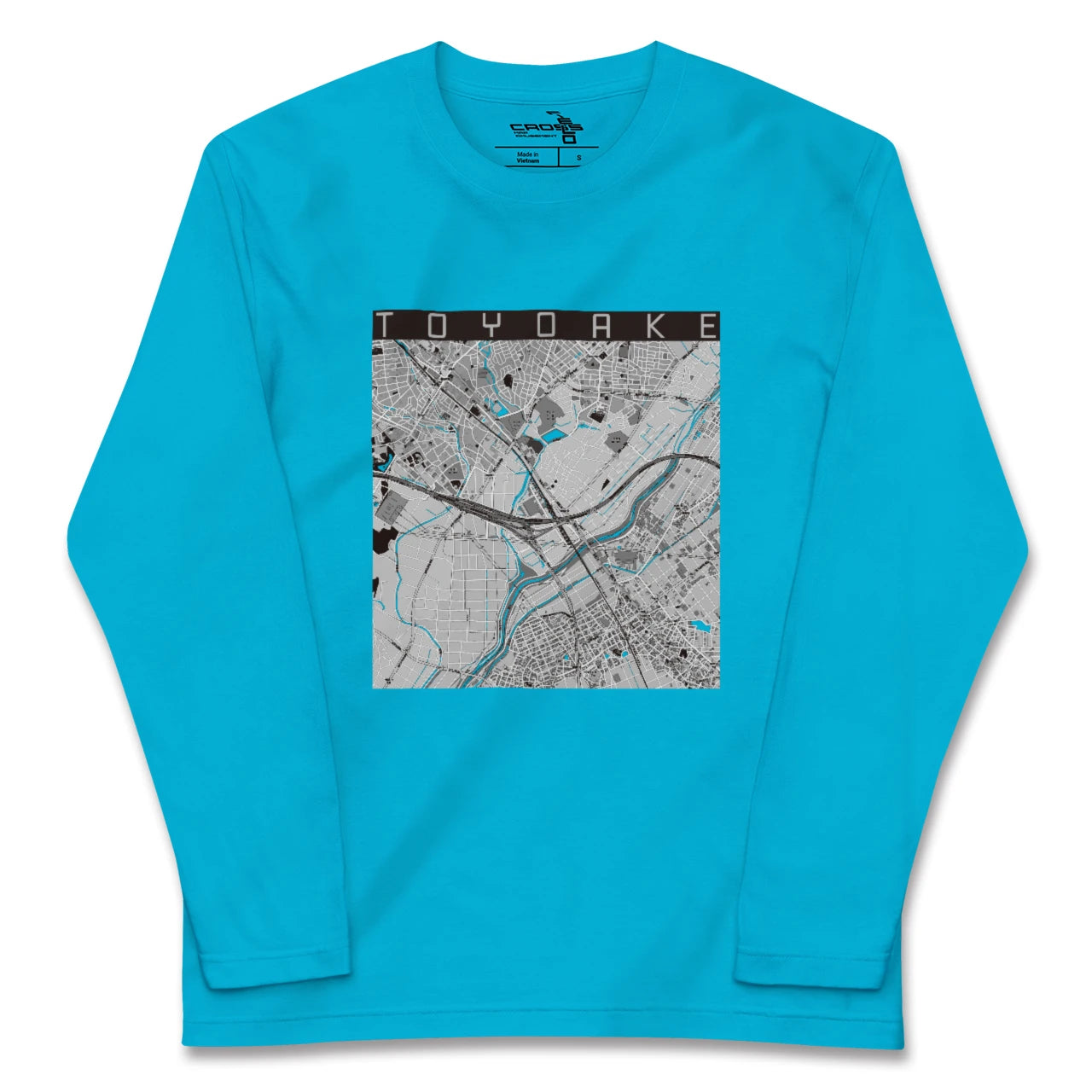 【豊明(愛知県)】地図柄ロングスリーブTシャツ