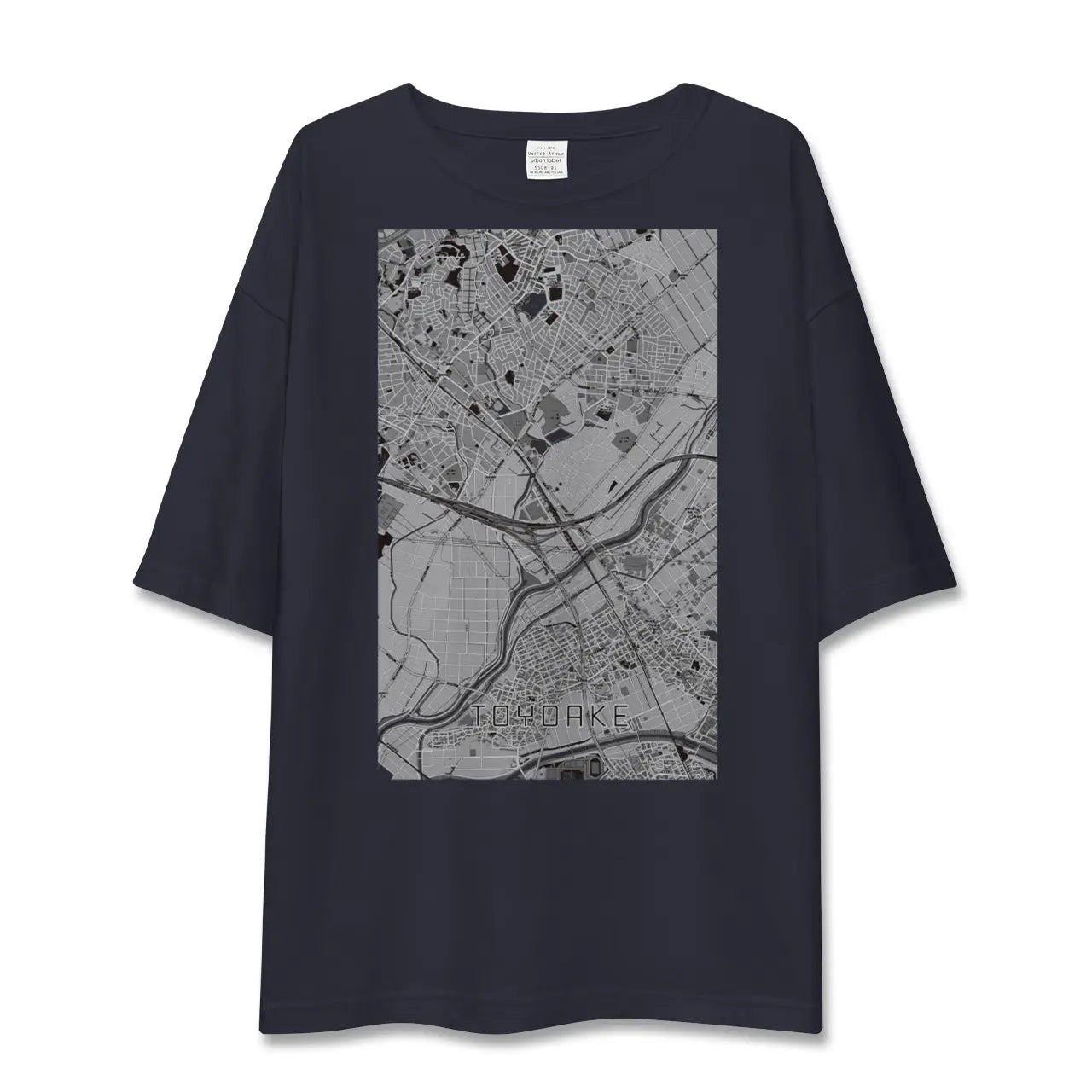 【豊明(愛知県)】地図柄ビッグシルエットTシャツ