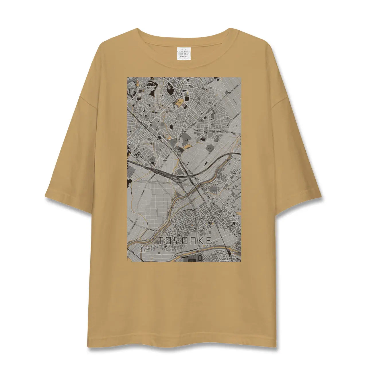 【豊明(愛知県)】地図柄ビッグシルエットTシャツ