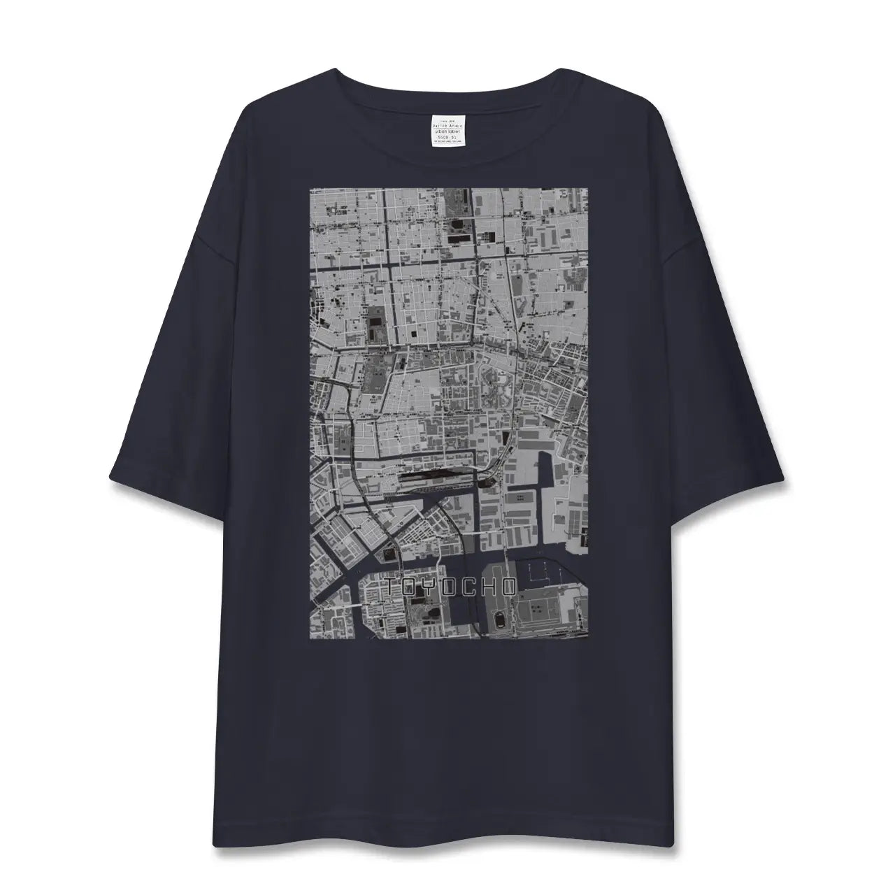 【東陽町(東京都)】地図柄ビッグシルエットTシャツ