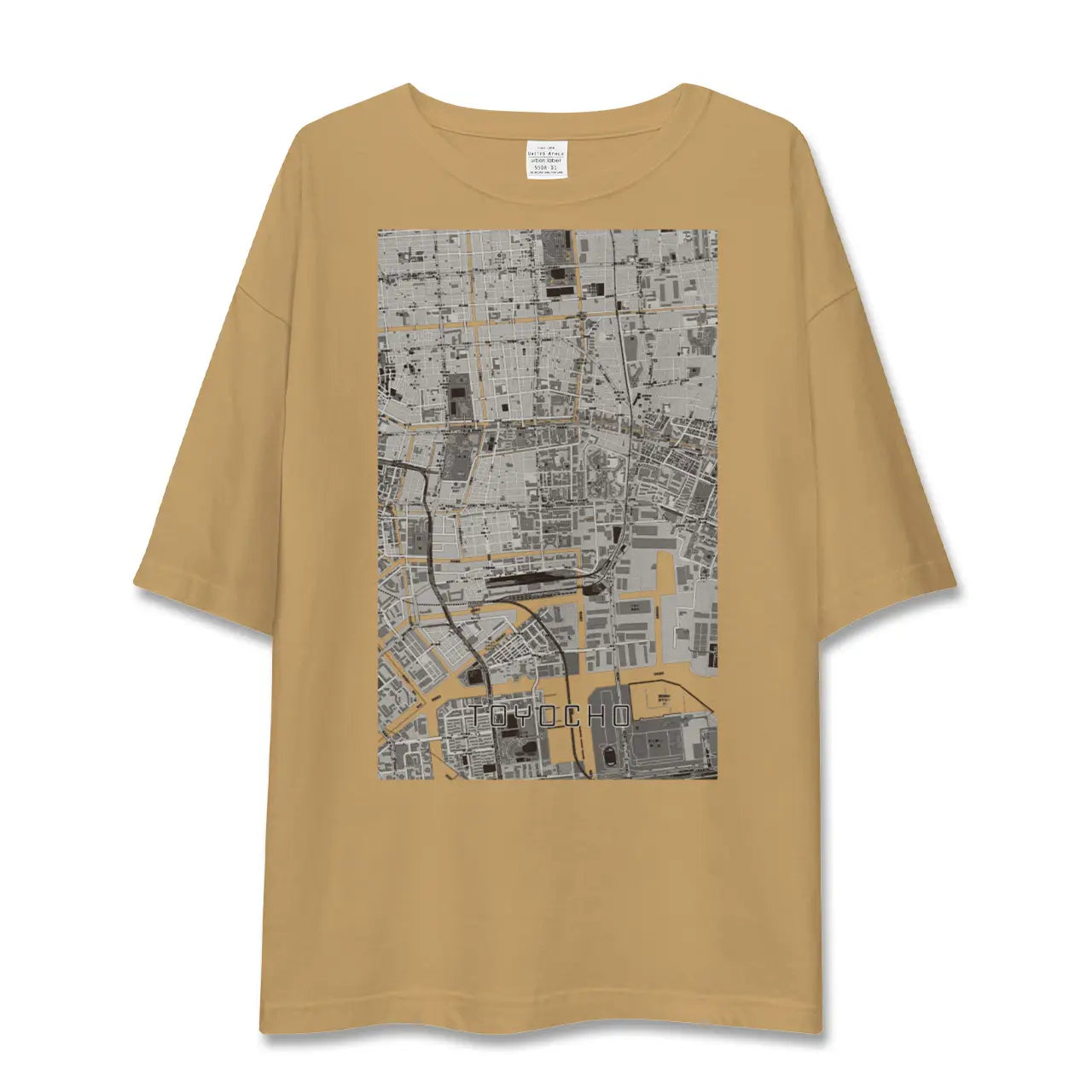 【東陽町(東京都)】地図柄ビッグシルエットTシャツ