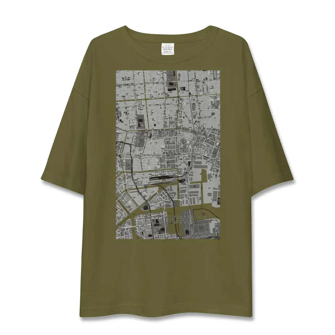 【東陽町(東京都)】地図柄ビッグシルエットTシャツ