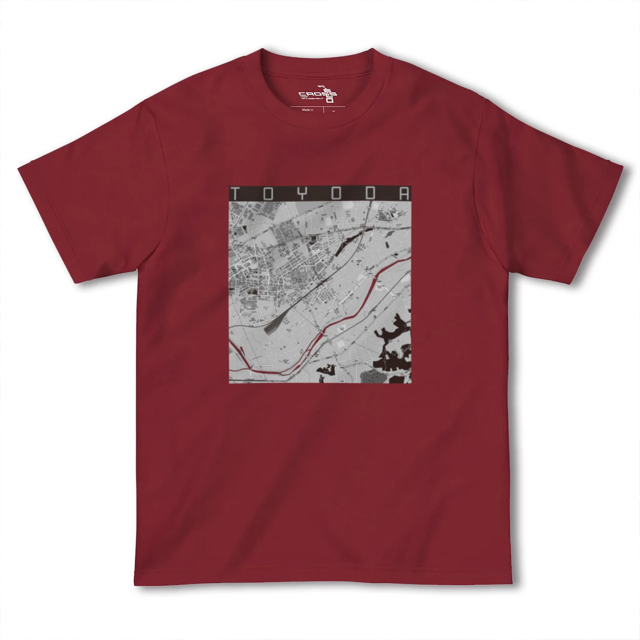 【豊田(東京都)】地図柄ヘビーウェイトTシャツ